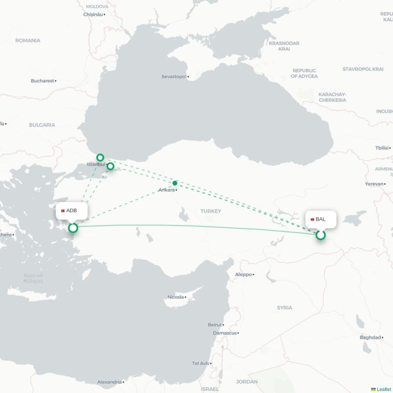 BER - ADB route map