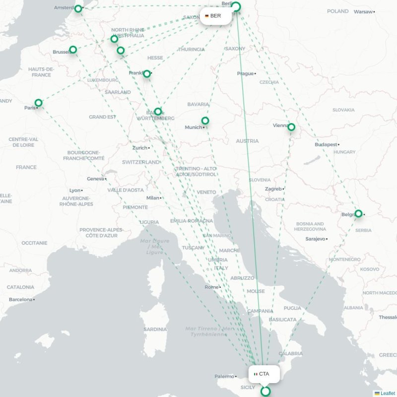 BER - CTA route map