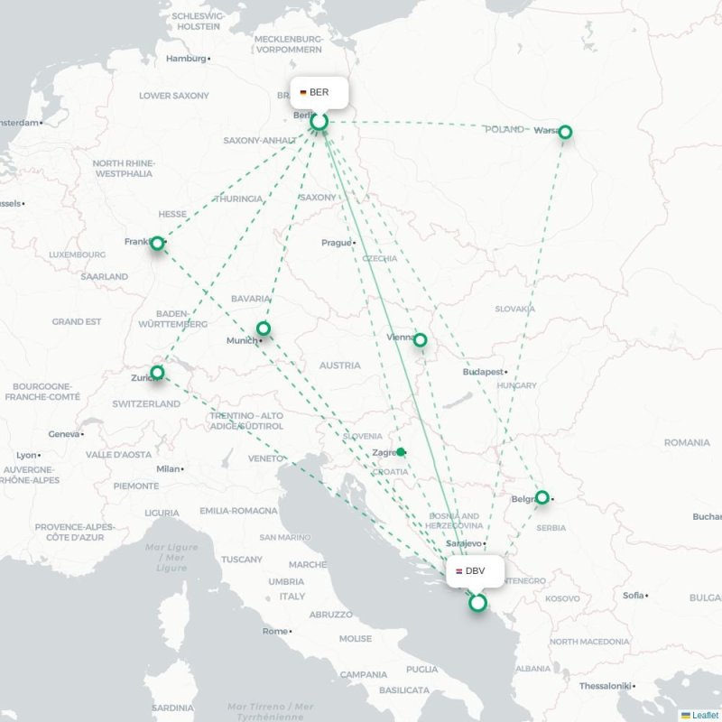 BER - DBV route map