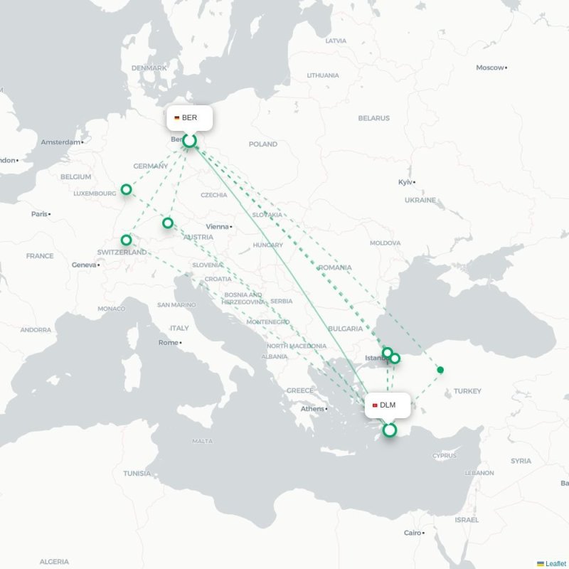 BER - DLM route map