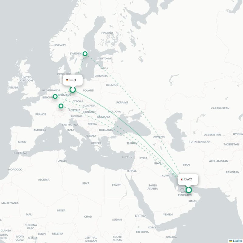 BER - DWC route map