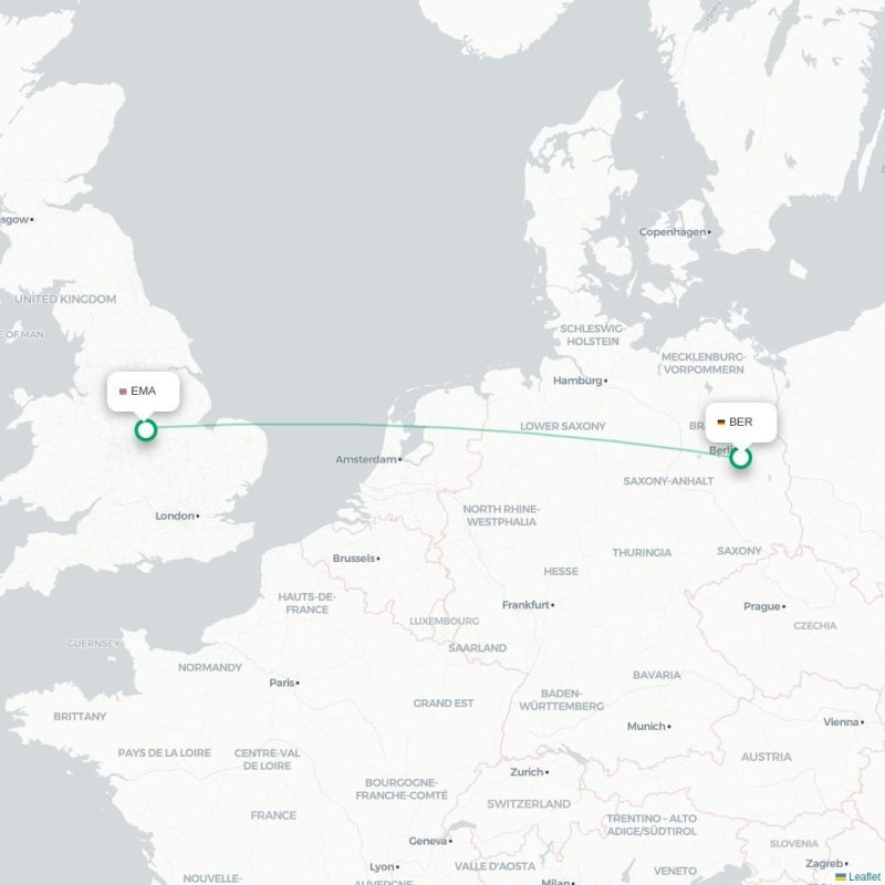 BER - EMA route map