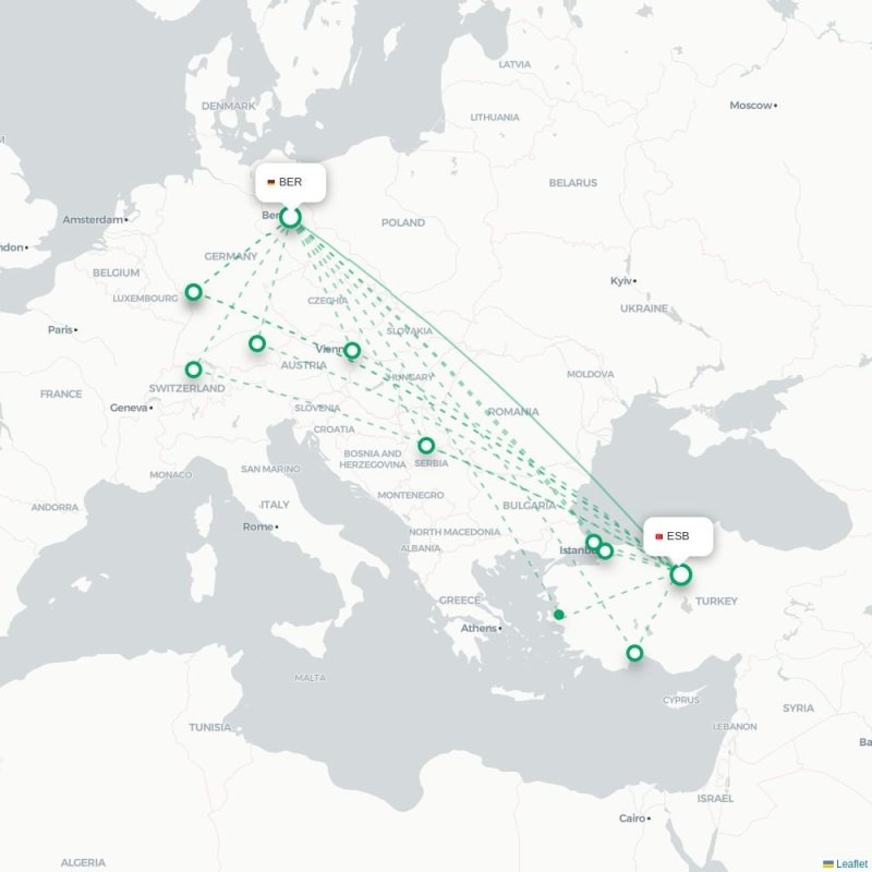 BER - ESB route map