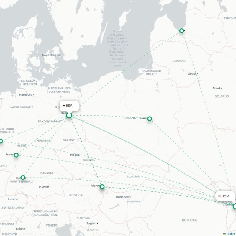 BER - RMO route map