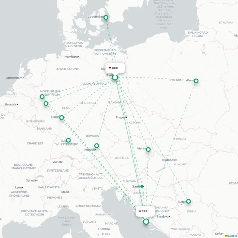 BER - SPU route map