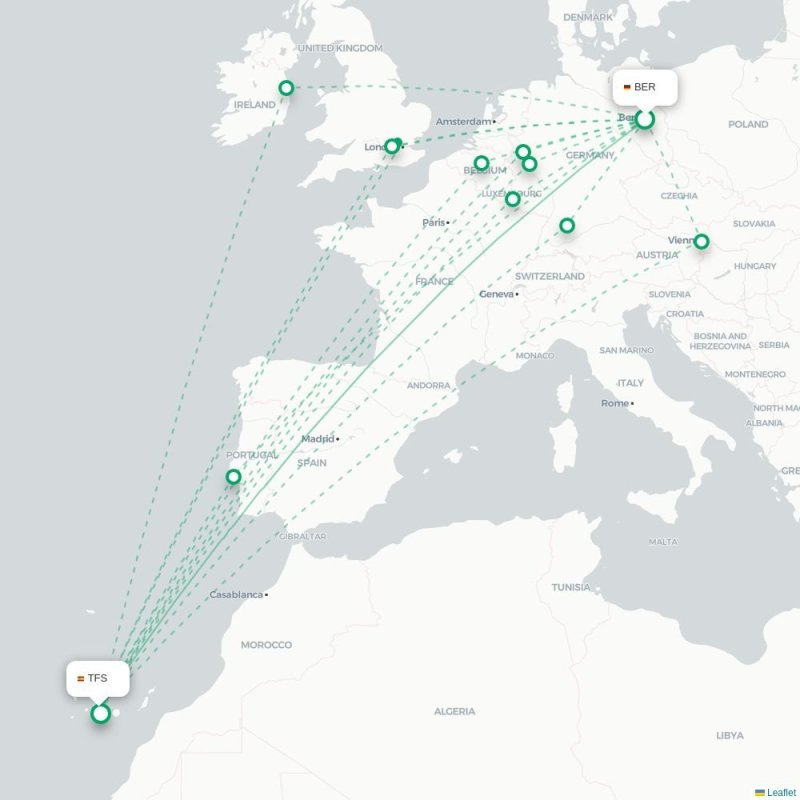 BER - TFS route map