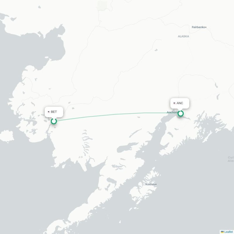BET - ANC route map