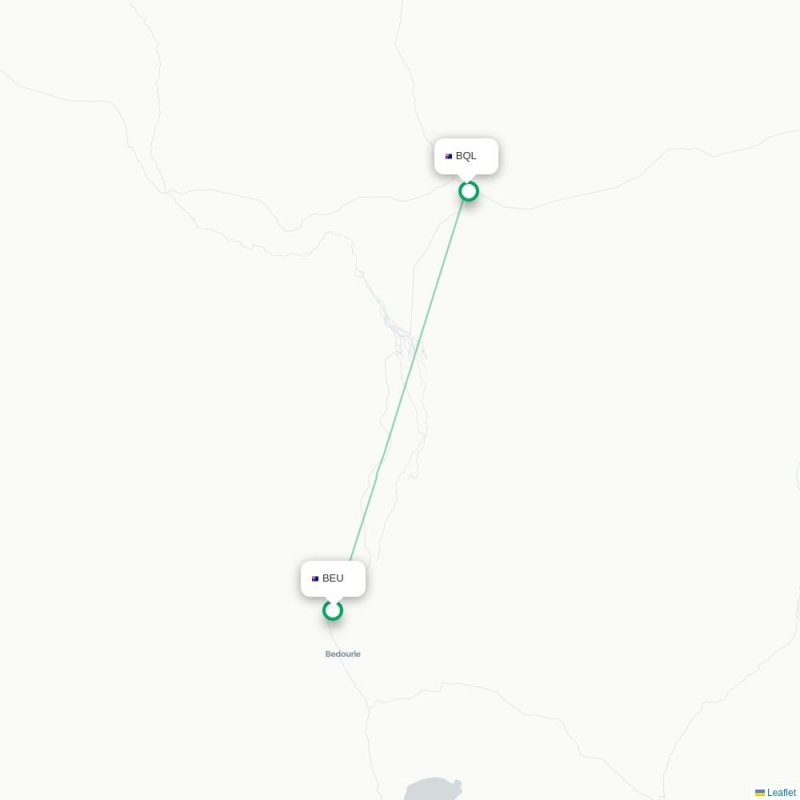 BEU - BQL route map