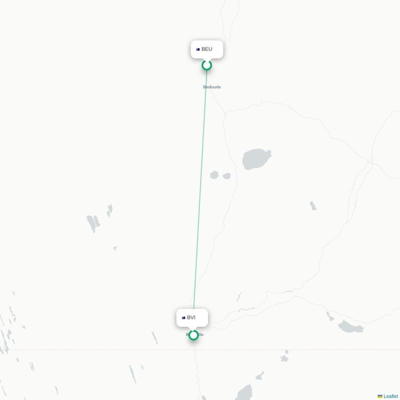 BEU - BVI route map