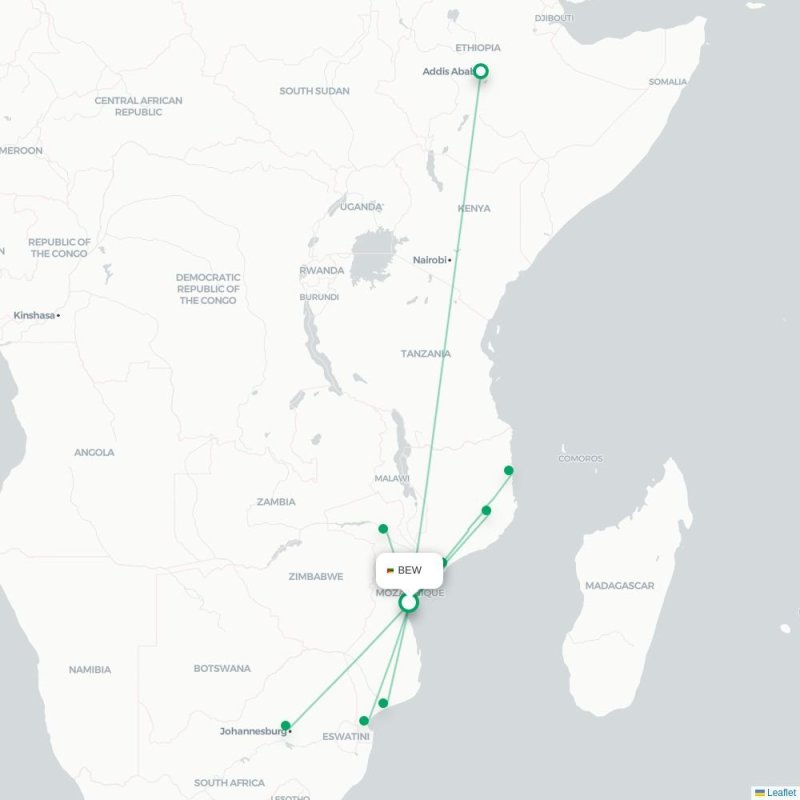 BEW - MPM route map