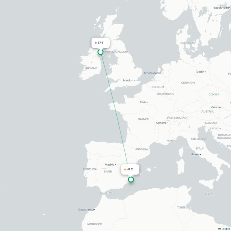 BFS - ALC route map