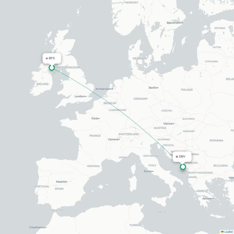 BFS - DBV route map
