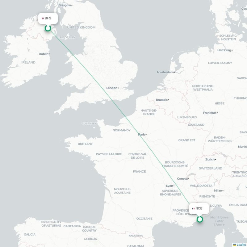 BFS - NCE route map