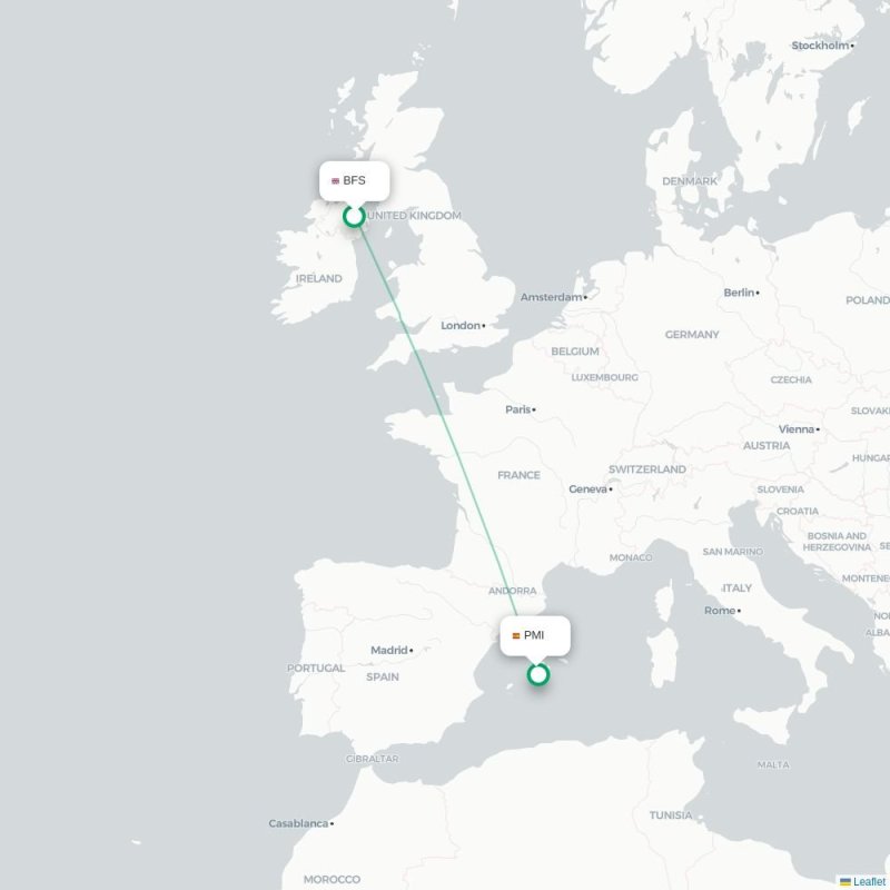 BFS - PMI route map