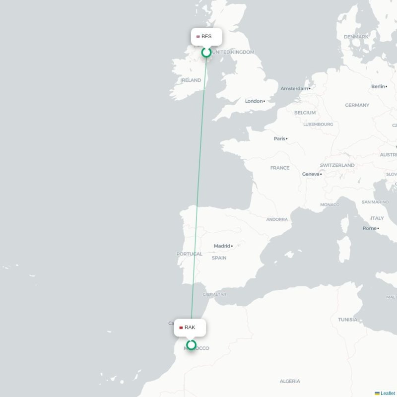BFS - RAK route map