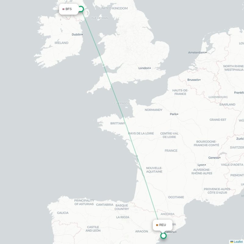 BFS - REU route map