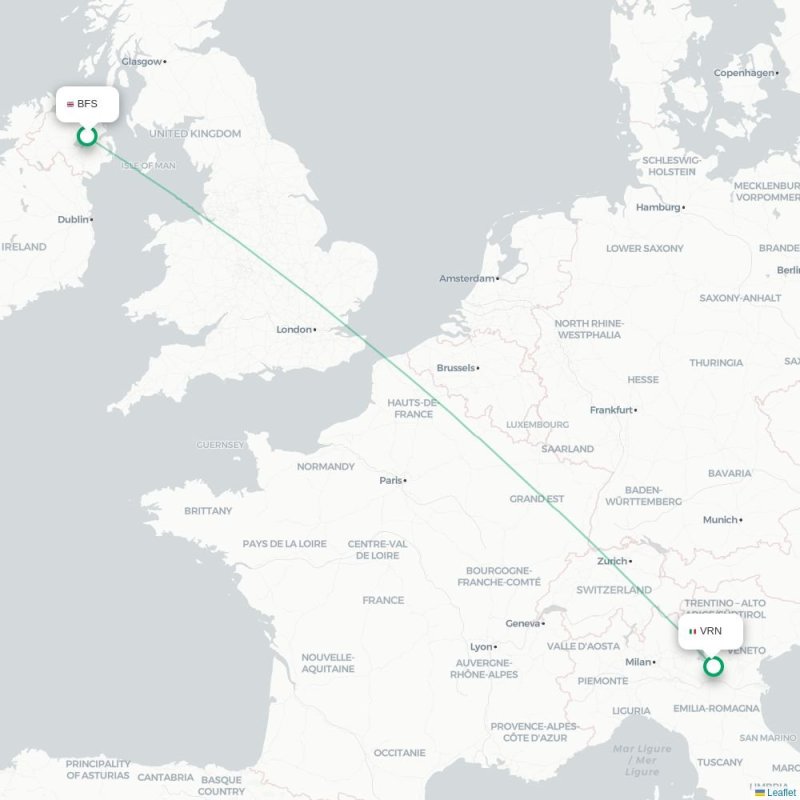 BFS - VRN route map