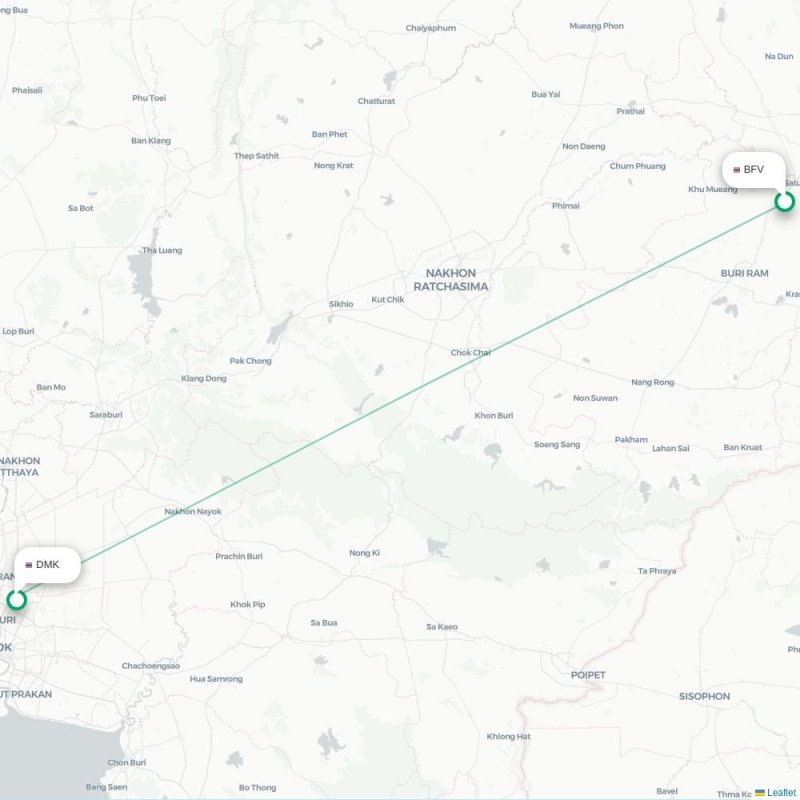 BFV - DMK route map