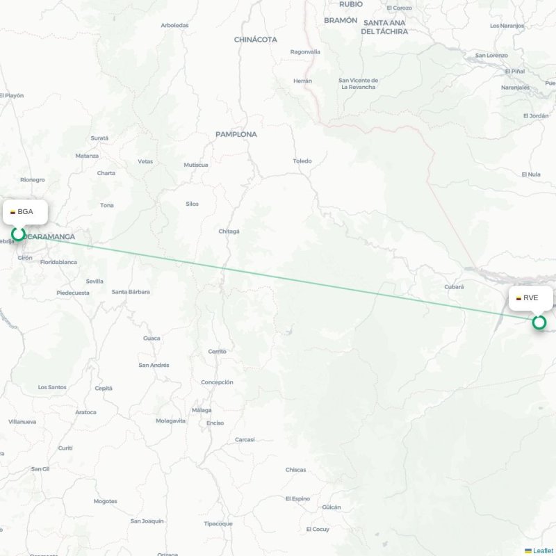 BGA - RVE route map