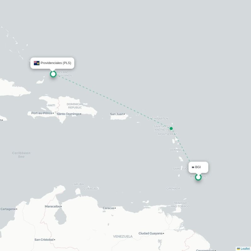 BGI - PLS route map