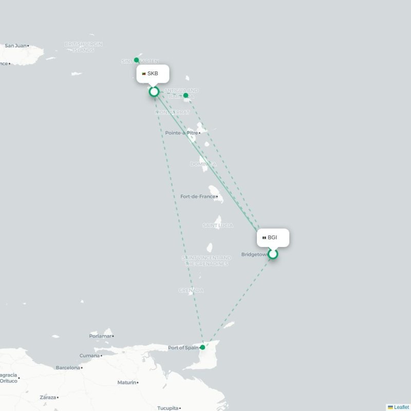 BGI - SKB route map