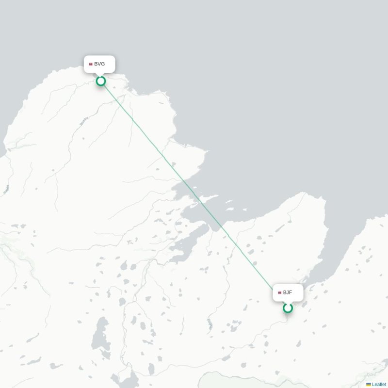 BJF - BVG route map
