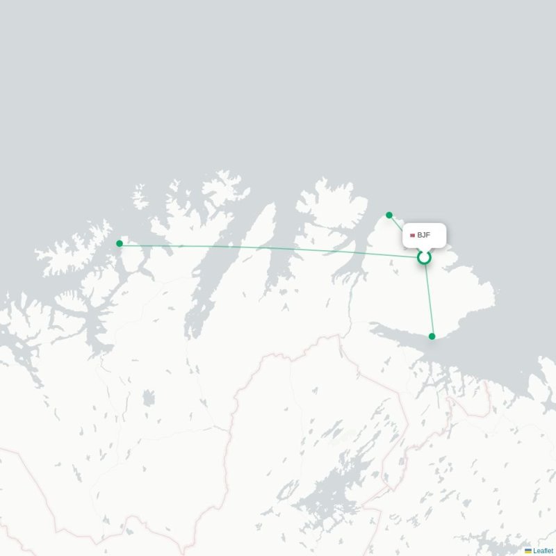 BJF - VAW route map