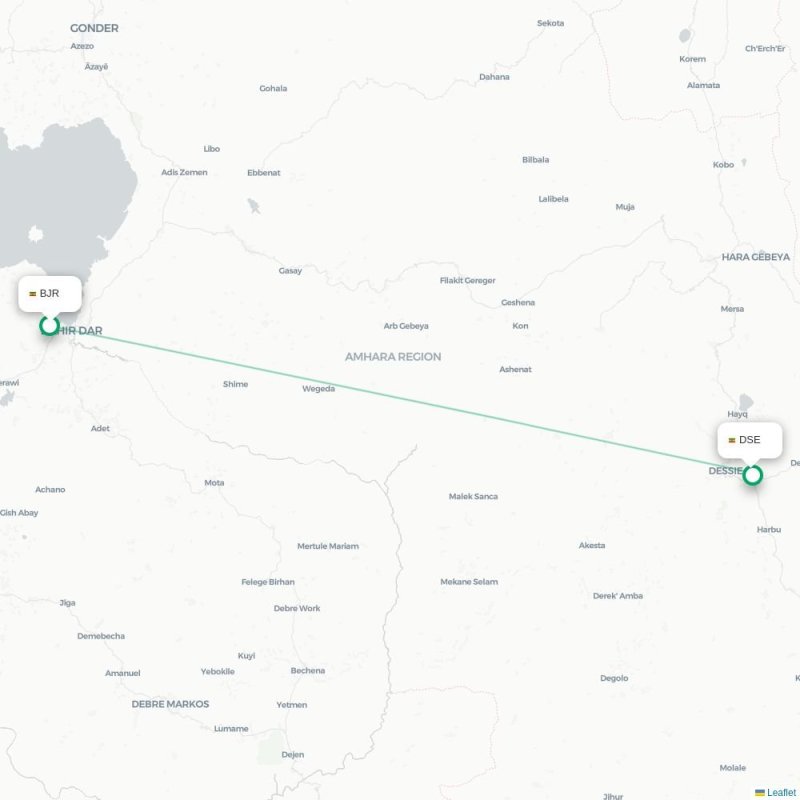 BJR - DSE route map