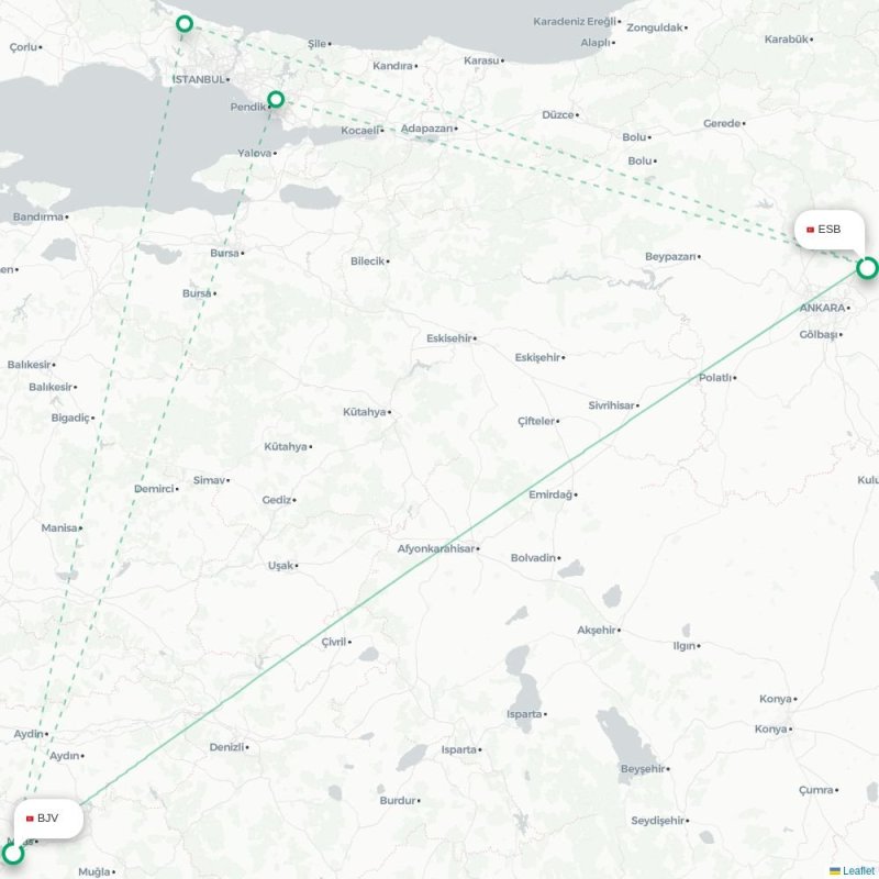 BJV - ESB route map