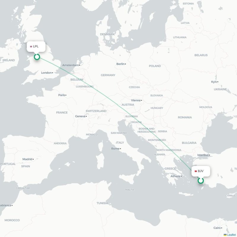 BJV - LPL route map