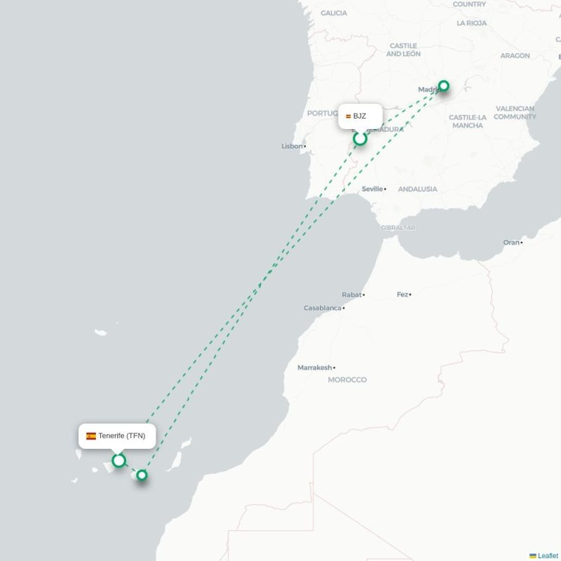 BJZ - TFN route map