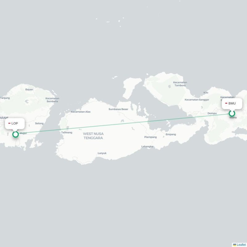 BMU - LOP route map
