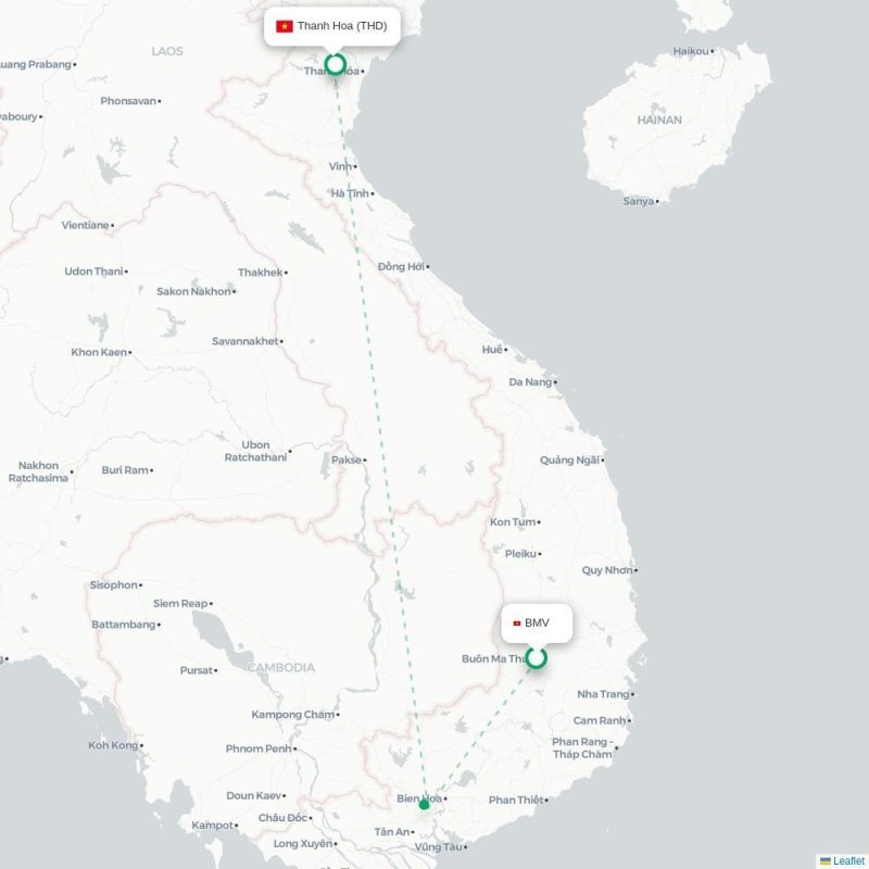 BMV - THD route map