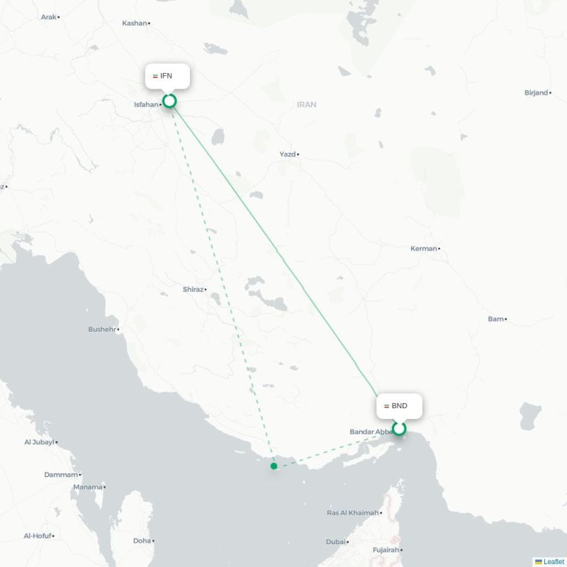 BND - IFN route map