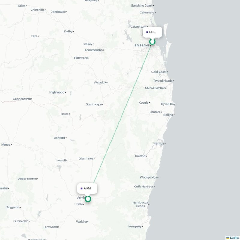 BNE - ARM route map