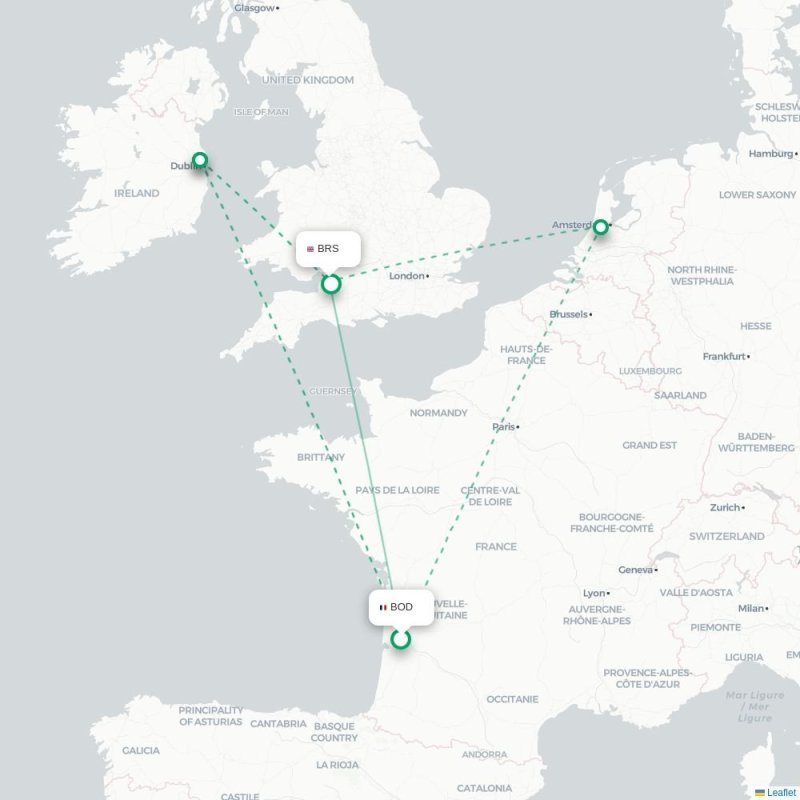 BOD - BRS route map