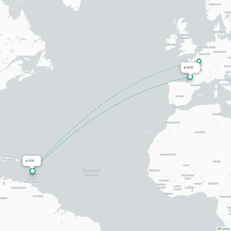 BOD - FDF route map