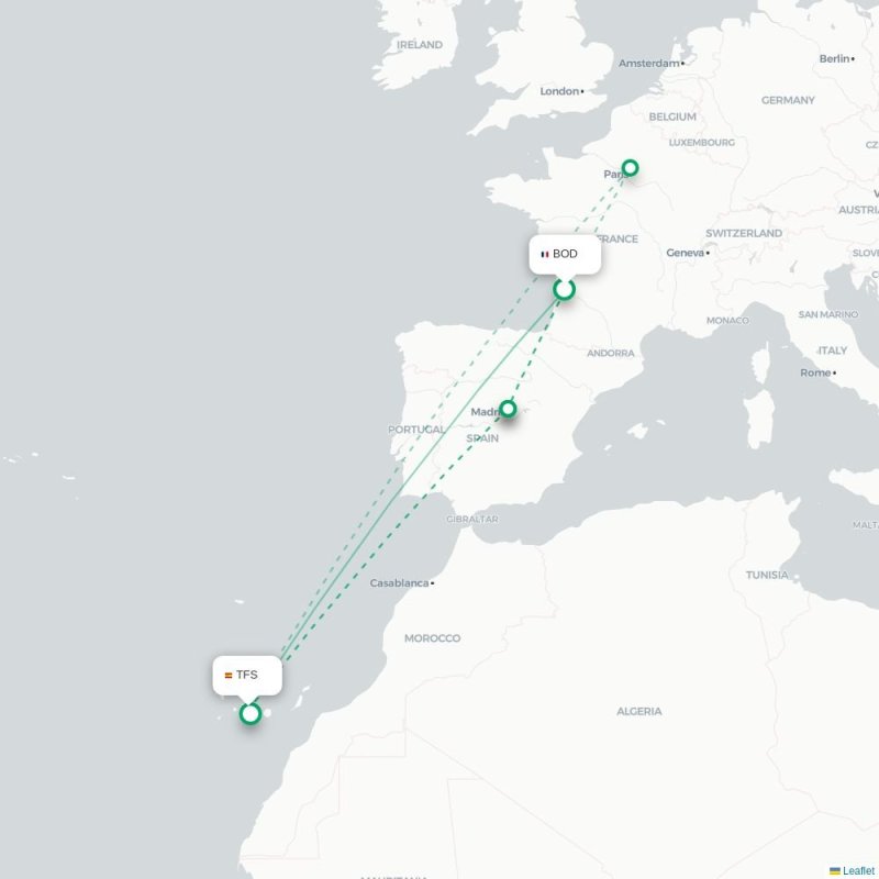 BOD - TFS route map