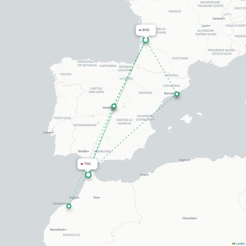 BOD - TNG route map