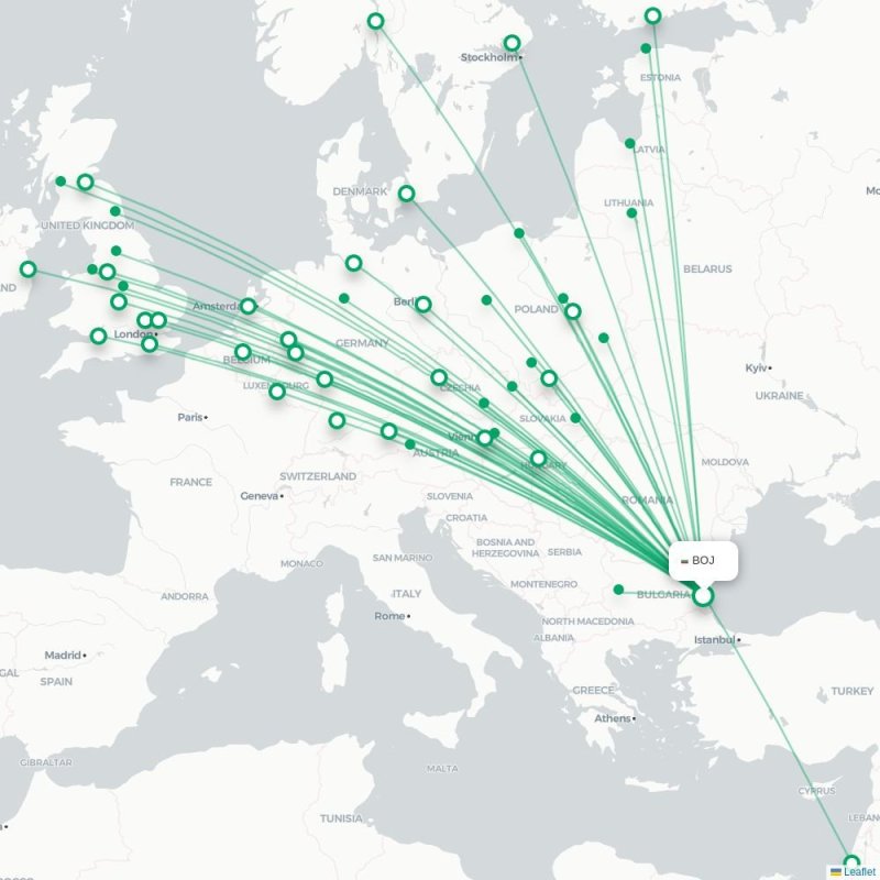 BOJ - BTS route map