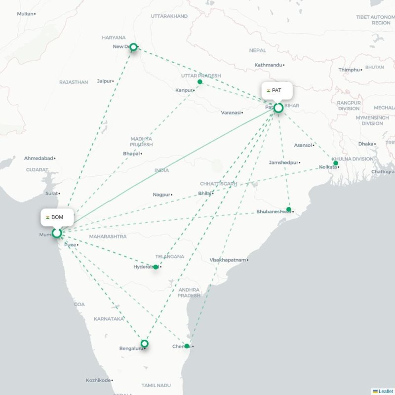 BOM - PAT route map