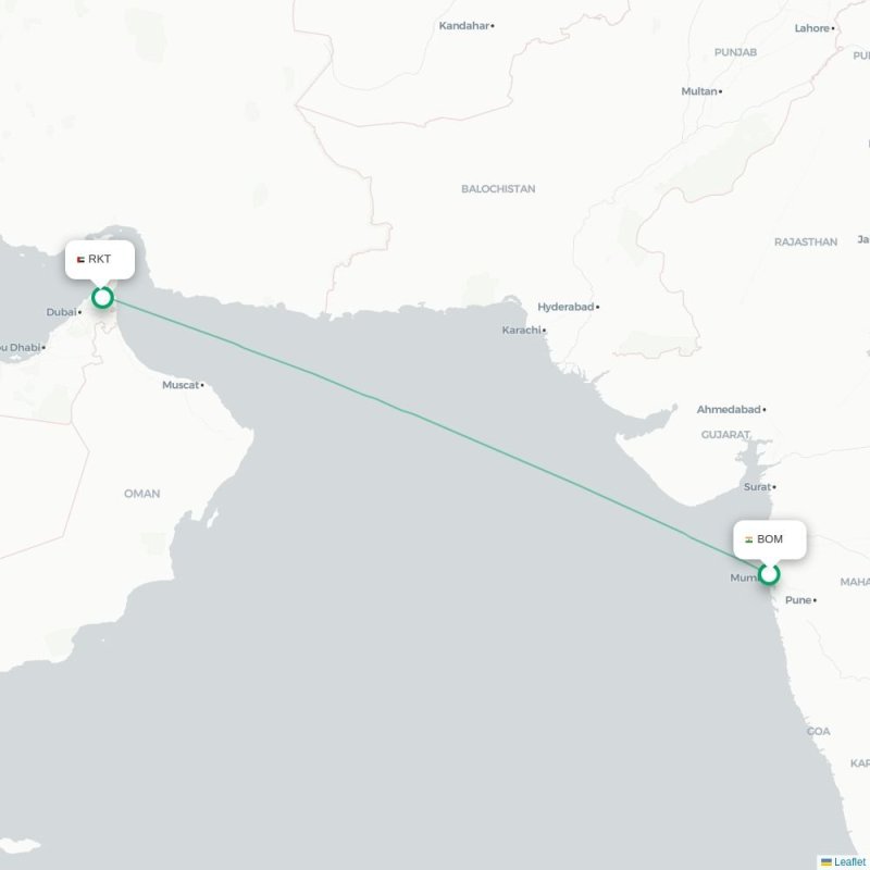 BOM - RKT route map