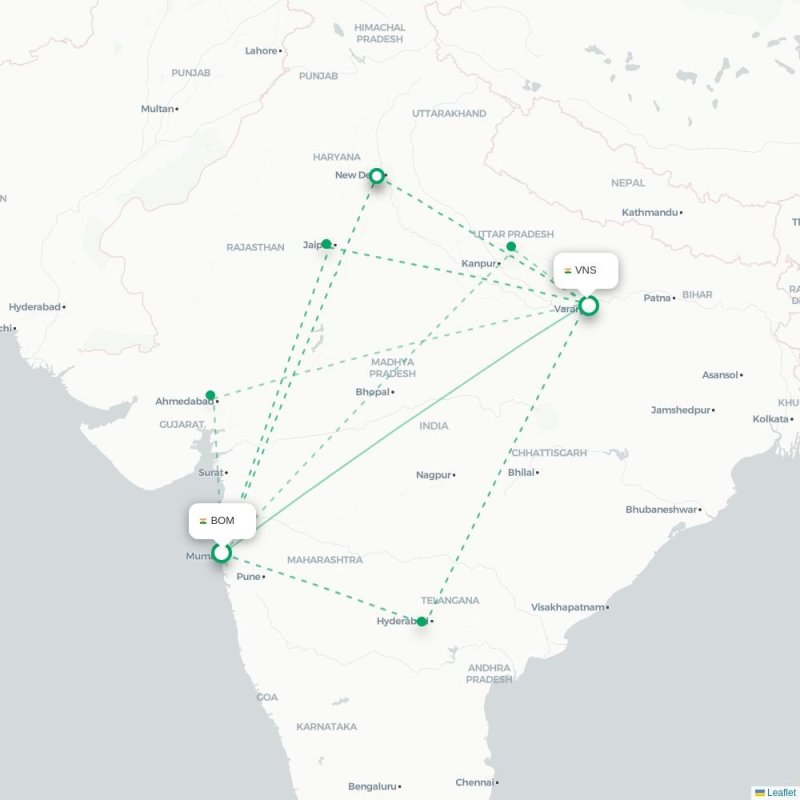 BOM - VNS route map