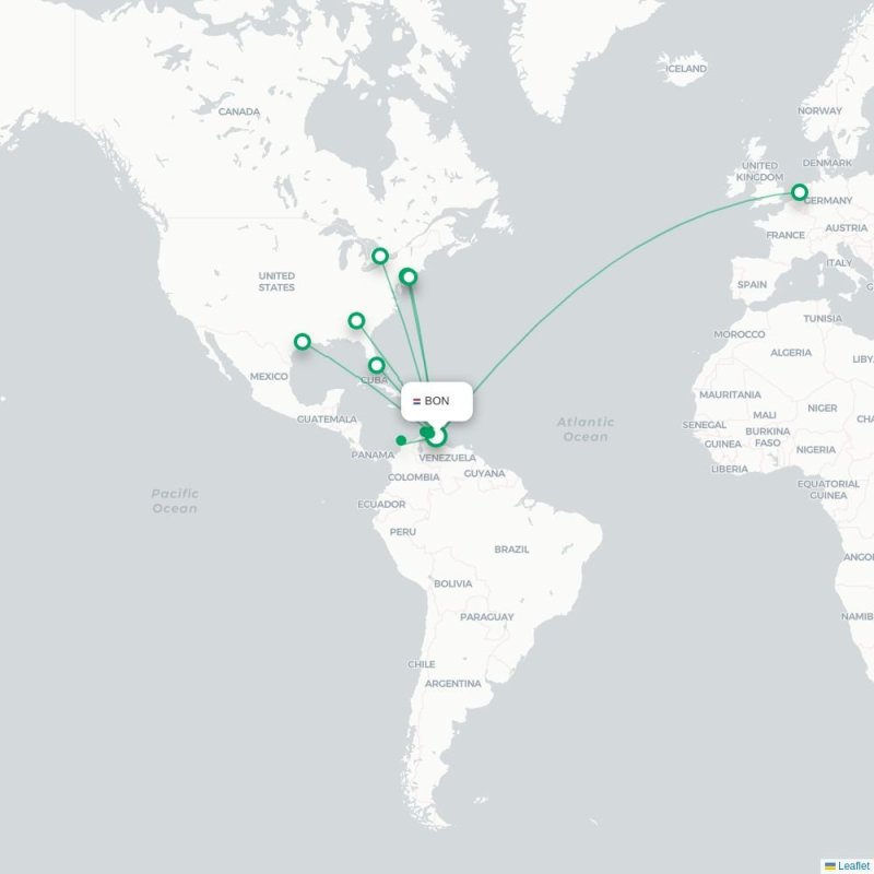 BON - SDQ route map