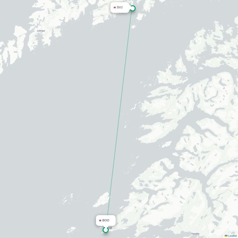 BOO - SVJ route map