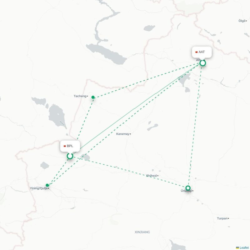 BPL - AAT route map