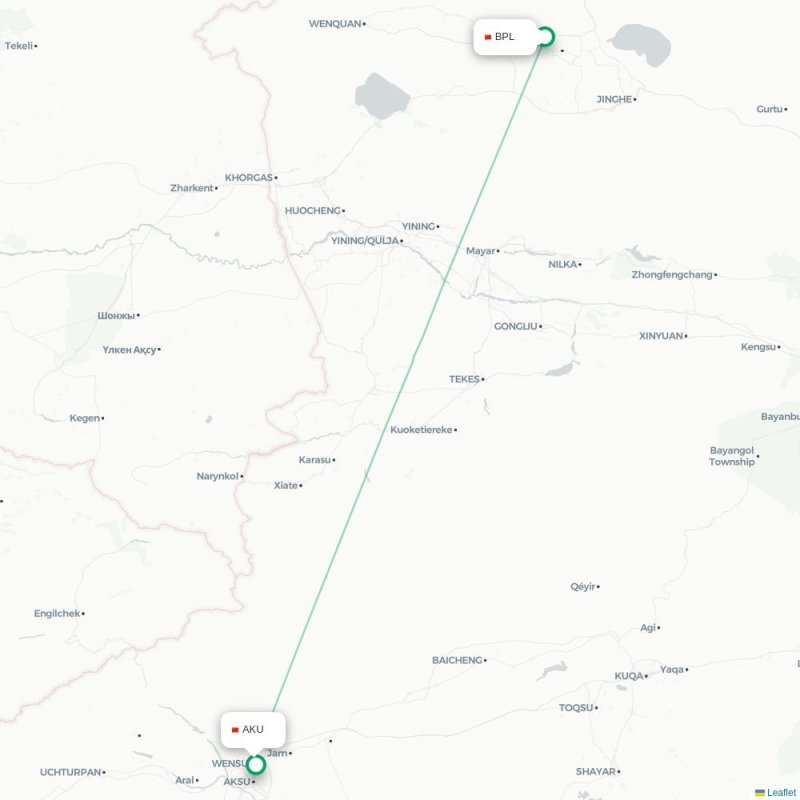 BPL - AKU route map