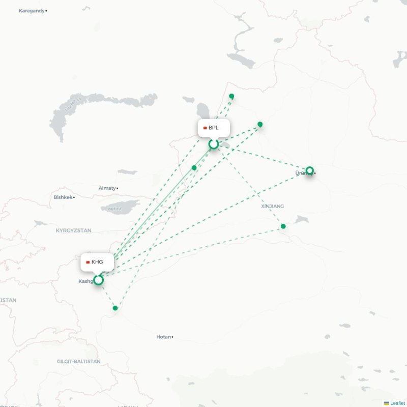 BPL - KHG route map
