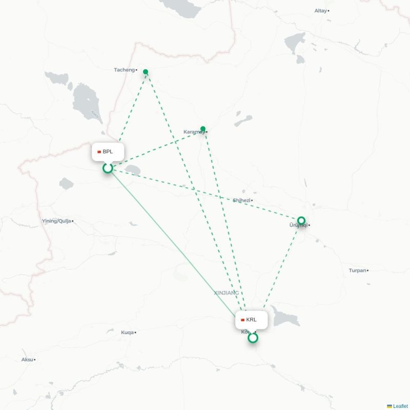 BPL - KRL route map