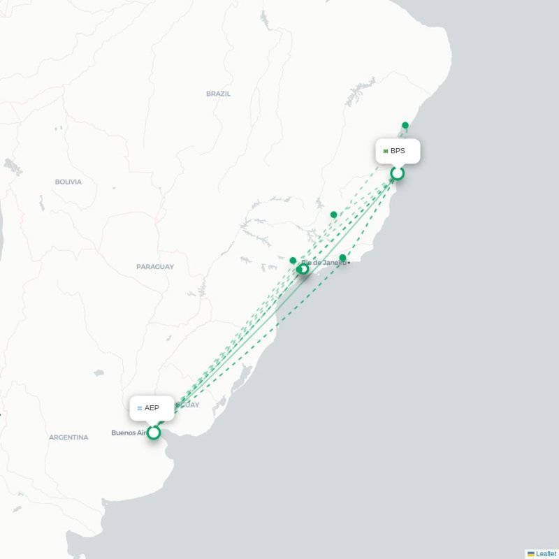 BPS - AEP route map